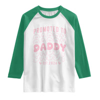 Promoted To Daddy 2026 New Girl Dad Raglan Shirt First Time Fathers Day Gift