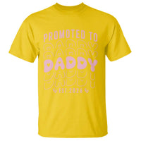 Promoted To Daddy 2026 New Girl Dad T Shirt First Time Fathers Day Gift
