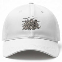 Funny Raccoon Grandma Baseball Cap Grandmother Chaos Trash Panda
