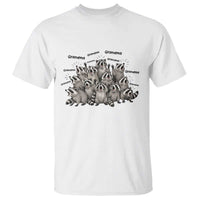 Funny Raccoon Grandma T Shirt Grandmother Chaos Trash Panda