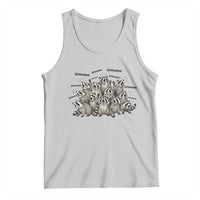 Funny Raccoon Grandma Tank Top Grandmother Chaos Trash Panda