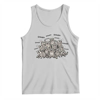 Funny Raccoon Grandpa Tank Top Chaos Coordinator Grandpa Life Graphic
