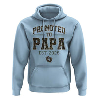 Promoted To Dad Est 2026 Camo Hoodie Hunting Style New Dad Gift Graphic
