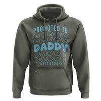 Promoted To Daddy 2026 New Boy Dad Hoodie First Time Fathers Day Gift