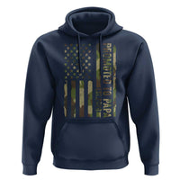 Promoted To Papa Est 2026 American Flag Camo Hoodie Patriotic New Papa