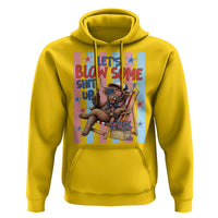 Funny Patriotic Highland Cow Hoodie 4th Of July Fireworks Celebration