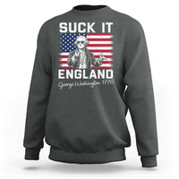 Funny 4th Of July George Washington Sweatshirt Suck It England
