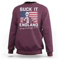 Funny 4th Of July George Washington Sweatshirt Suck It England