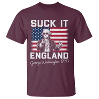 Funny 4th Of July George Washington T Shirt Suck It England