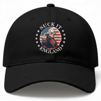 Funny George Washington Revolutionary War Baseball Cap Suck It England