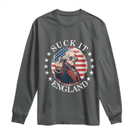Funny George Washington Revolutionary War Long Sleeve Shirt Suck It England