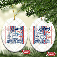 Spilling The Tea Since 1773 Ceramic Ornament Boston Tea Party USA History Humor