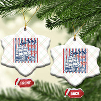 Spilling The Tea Since 1773 Ceramic Ornament Boston Tea Party USA History Humor