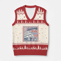 Spilling The Tea Since 1773 V-Neck Knit Sweater Vest Boston Tea Party USA History Humor