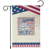 Spilling The Tea Since 1773 Patriotic Garden Flag Boston Tea Party USA History Humor