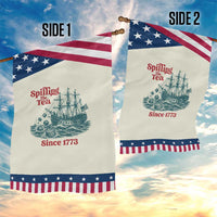 Spilling The Tea Since 1773 Patriotic Garden Flag American History Gift