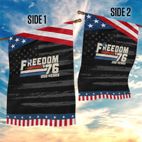 America Retro 250 Years Freedom USA 1776 2026 Patriotic Garden Flag
