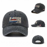 America Retro 250 Years Freedom USA 1776 2026 Washed Cotton Baseball Cap