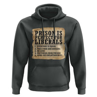 Vintage Prison Is Perfect For Liberals Hoodie Funny Political Graphic