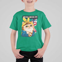 Meow Can Do It T Shirt For Kid Funny Feminist Cat Lover Gift - Wonder Print Shop