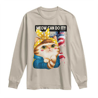 Meow Can Do It Long Sleeve Shirt Funny Feminist Cat Lover Gift - Wonder Print Shop
