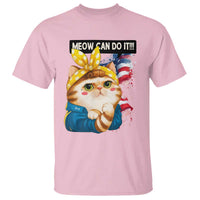 Meow Can Do It T Shirt Funny Feminist Cat Lover Gift - Wonder Print Shop