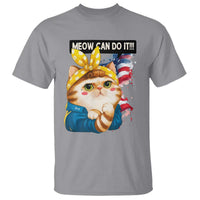 Meow Can Do It T Shirt Funny Feminist Cat Lover Gift - Wonder Print Shop