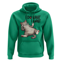 Cat Lover Hoodie Funny I Do What I Want - Wonder Print Shop