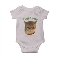 Cat Meme Baby Onesie Funny Fluff You You Fluffin Fluff Cat Lover - Wonder Print Shop