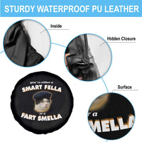 Funny Cat Farts Meme Spare Tire Cover You're Either A Smart Fella Or A Fart Smella - Wonder Print Shop