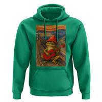 Funny Frog Hoodie Playing Guitar Van Gogh Starry Night Art Parody - Wonder Print Shop