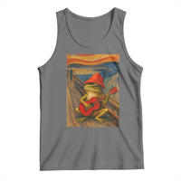 Funny Frog Tank Top Playing Guitar Van Gogh Starry Night Art Parody - Wonder Print Shop