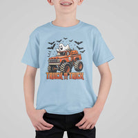 Truck Or Treat Ghost Racing T Shirt For Kid Funny Halloween Monster Truck Lover - Wonder Print Shop