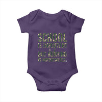 School Is Important But Hunting Is Importanter Baby Onesie Hunter Life Joke - Wonder Print Shop