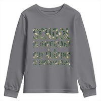 School Is Important But Hunting Is Importanter Youth Sweatshirt Hunter Life Joke - Wonder Print Shop