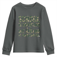 School Is Important But Hunting Is Importanter Youth Sweatshirt Hunter Life Joke - Wonder Print Shop