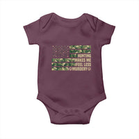 Hunter Life Joke Baby Onesie Hunting Makes Me Feel Less Murdery - Wonder Print Shop