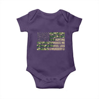 Hunter Life Joke Baby Onesie Hunting Makes Me Feel Less Murdery - Wonder Print Shop