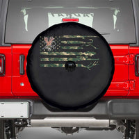 Hunting And Fishing Life Spare Tire Cover American Flag - Wonder Print Shop