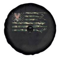 Hunting And Fishing Life Spare Tire Cover American Flag - Wonder Print Shop