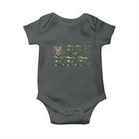 Hunting And Fishing Life Baby Onesie American Flag - Wonder Print Shop