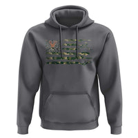 Hunting And Fishing Life Hoodie American Flag - Wonder Print Shop