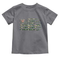 Hunting And Fishing Life Toddler T Shirt American Flag - Wonder Print Shop
