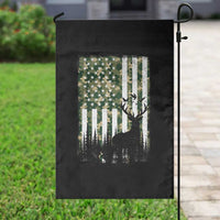 Deer Hunting Garden Flag American Flag Camo Gift - Wonder Print Shop
