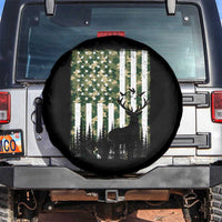 Deer Hunting Spare Tire Cover American Flag Camo Gift - Wonder Print Shop