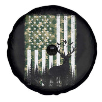 Deer Hunting Spare Tire Cover American Flag Camo Gift - Wonder Print Shop