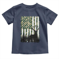 Deer Hunting Toddler T Shirt American Flag Camo Gift - Wonder Print Shop