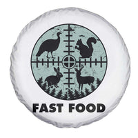Funny Hunter Joke Spare Tire Cover Hunting Fast Food Animals - Wonder Print Shop