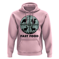 Funny Hunter Joke Hoodie Hunting Fast Food Animals - Wonder Print Shop