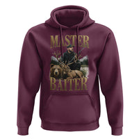 Hunting Lovers Dad Gift Hoodie Master Baiter - Wonder Print Shop